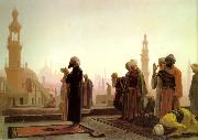 Jean Leon Gerome, Prayer on the Rooftops of Cairo